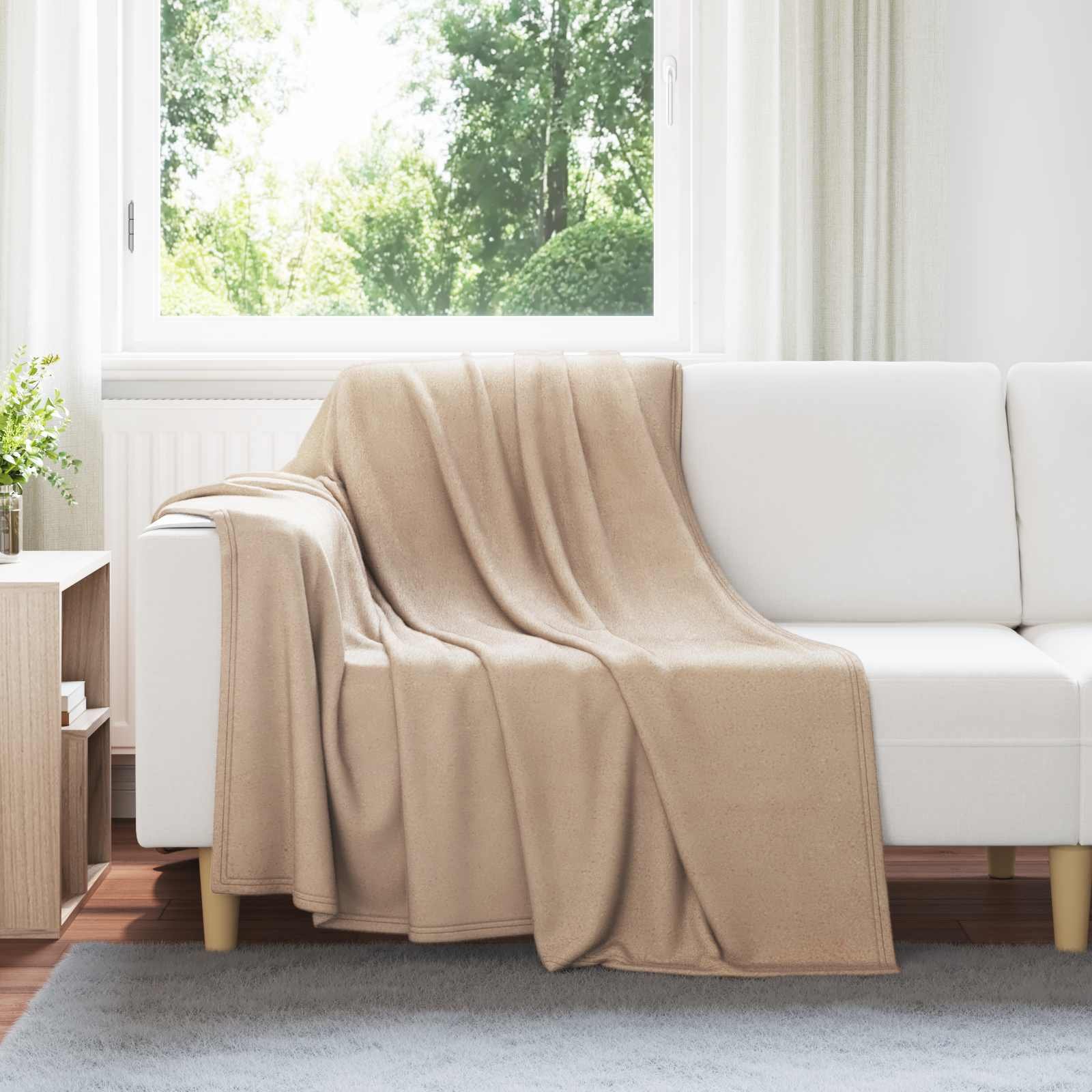 Plaid Camel Fleece Blanket (200x150cm)