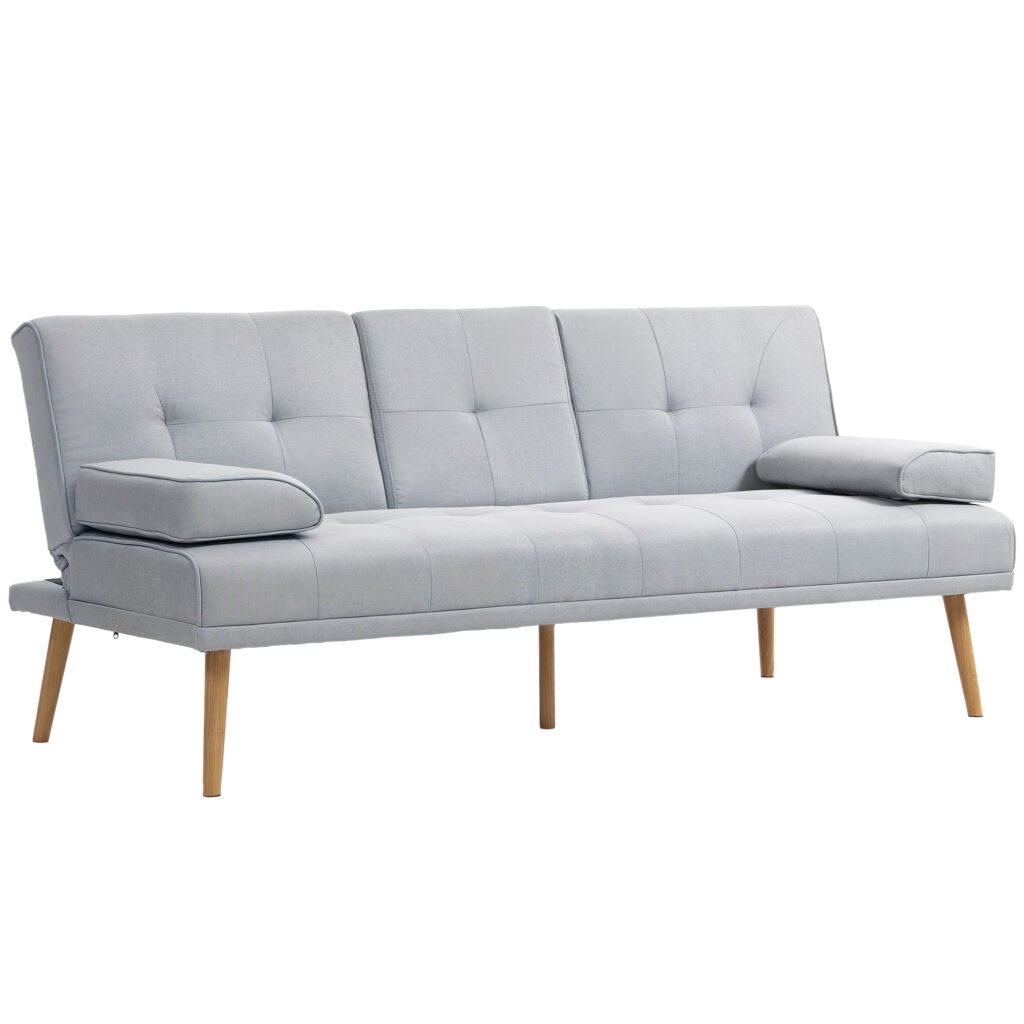 Minimalist 3-Seater Convertible Sofa Bed