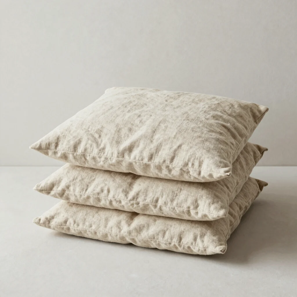 Nesting Oat Linen Cushions