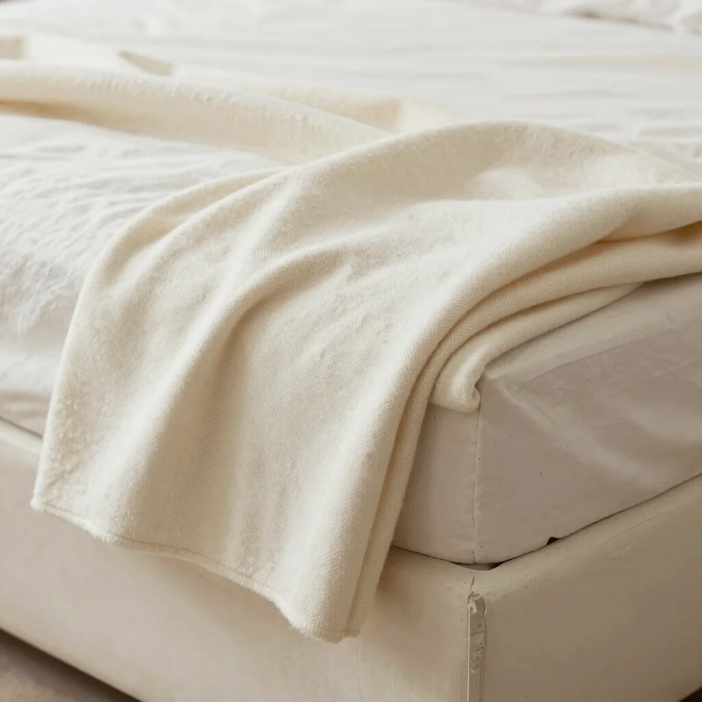 Compact Woven Wool Throw